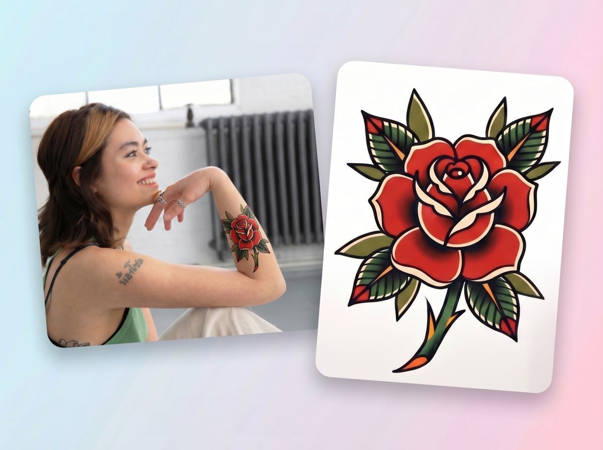 Desenhe a capa perfeita para uma tatuagem antiga
