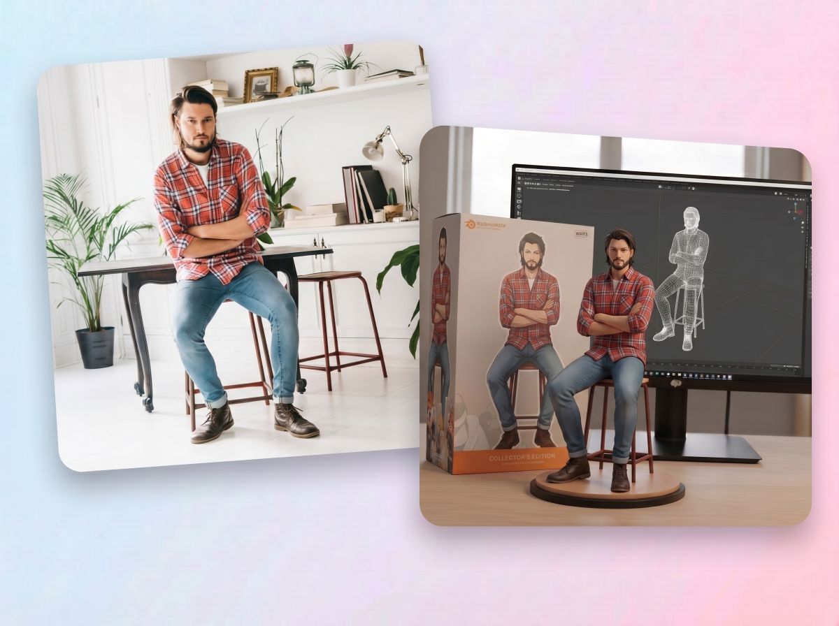 Design One of a Kind Gifts with AI Action Figures