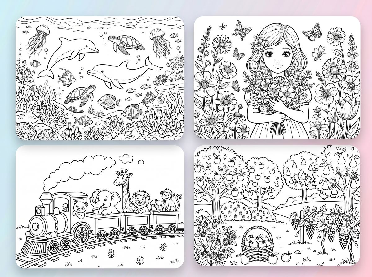 Generate Coloring Sheets for Classrooms and Workshops