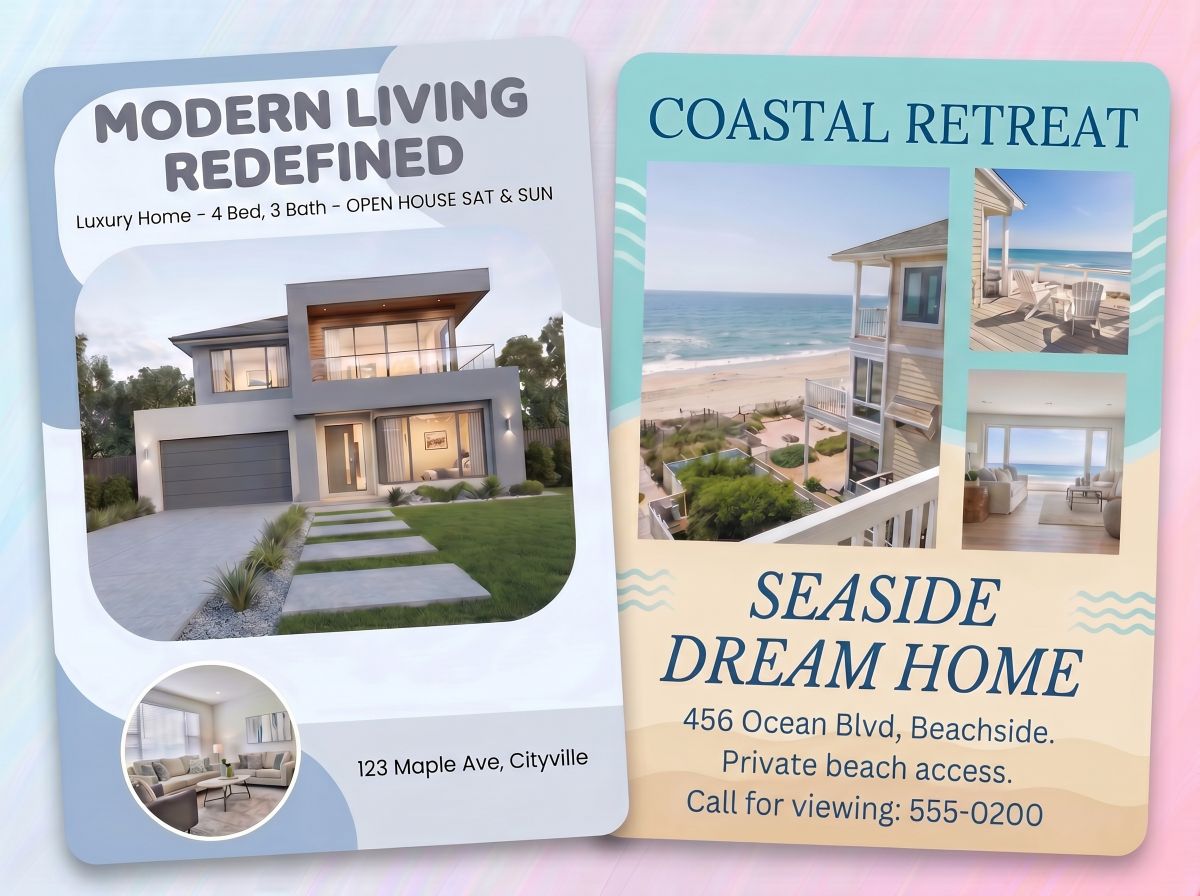 Build Flyers for Real Estate Listings Quickly