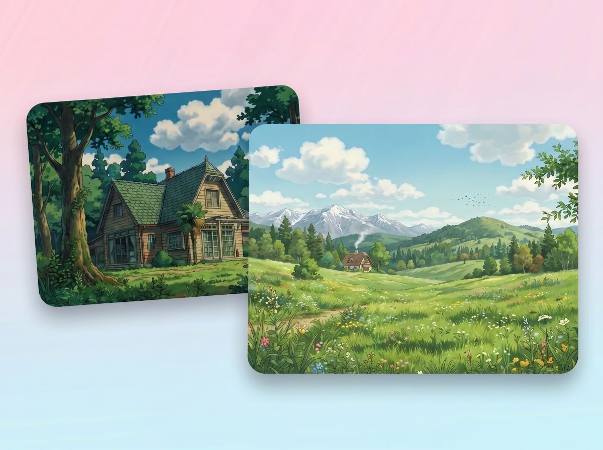 Erstellen Sie atemberaubende Ghibli-Hintergründe