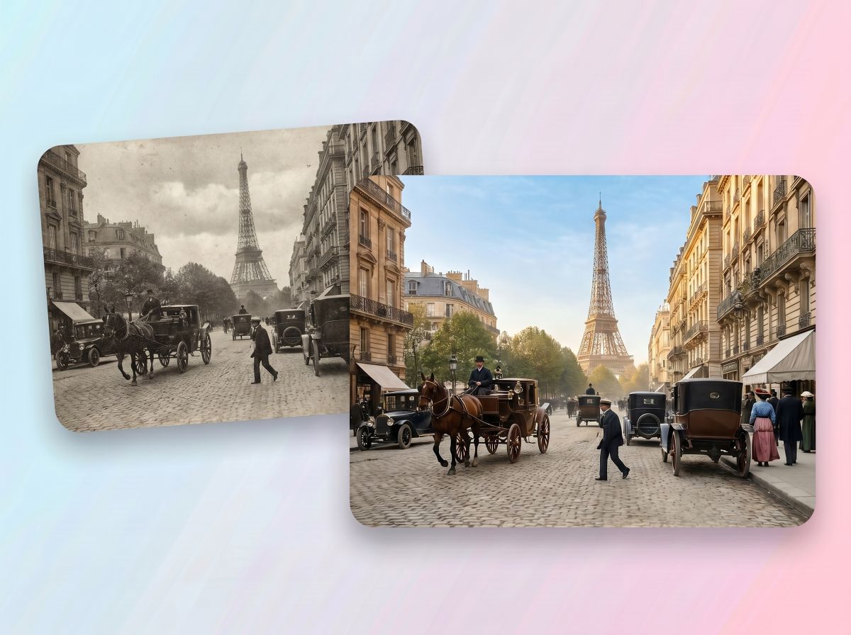 Colorize Arquivos Históricos e Fotos de Pesquisa
