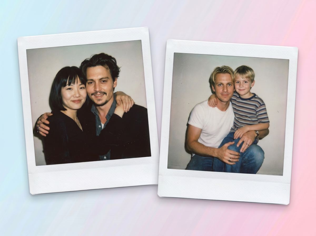 Generate AI Polaroids with Celebrities or Past Selves