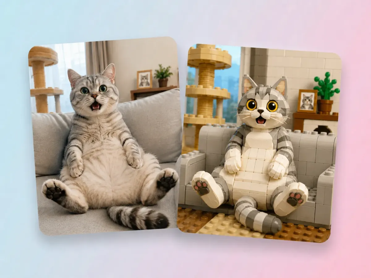 Convierte Fotos de Mascotas en Divertido Arte de Lego