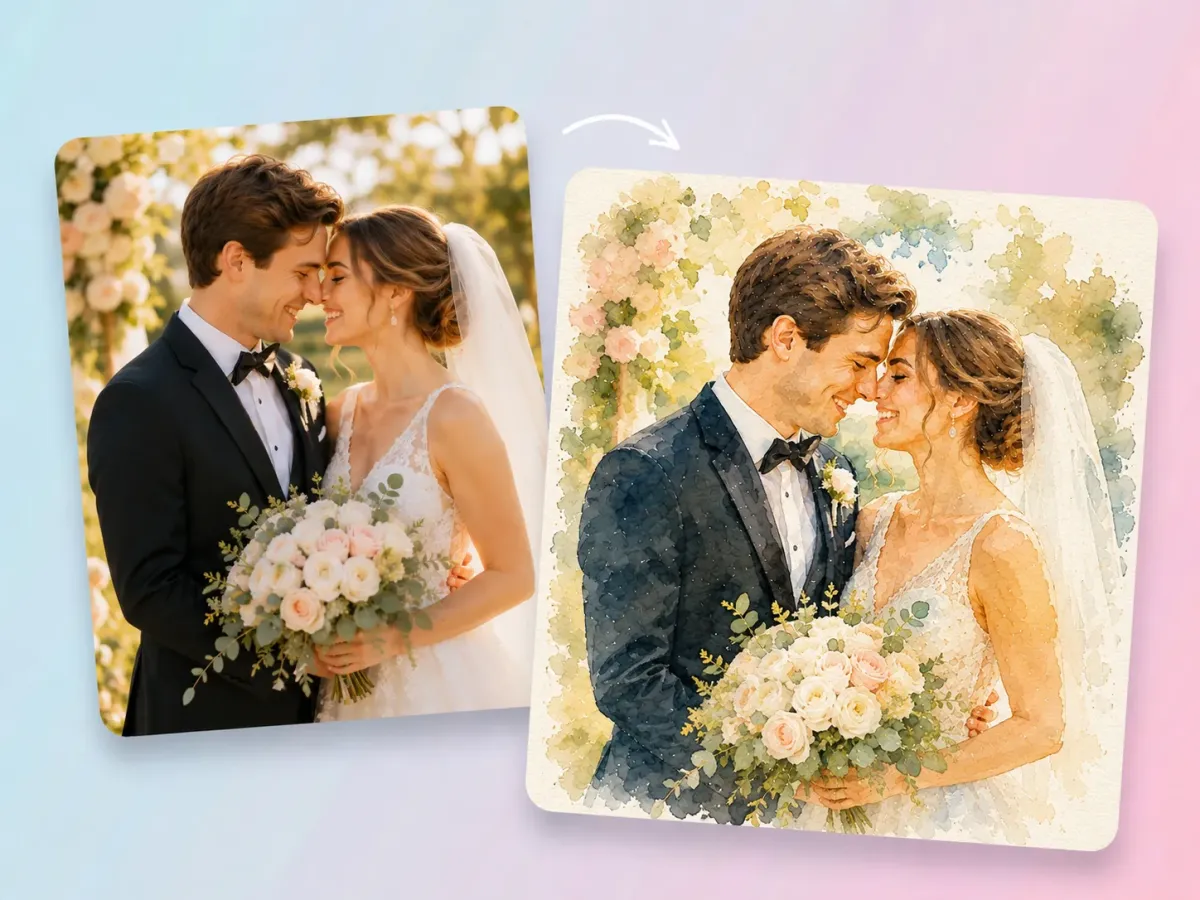 Arte en Acuarela para Recuerdos de Bodas y Eventos