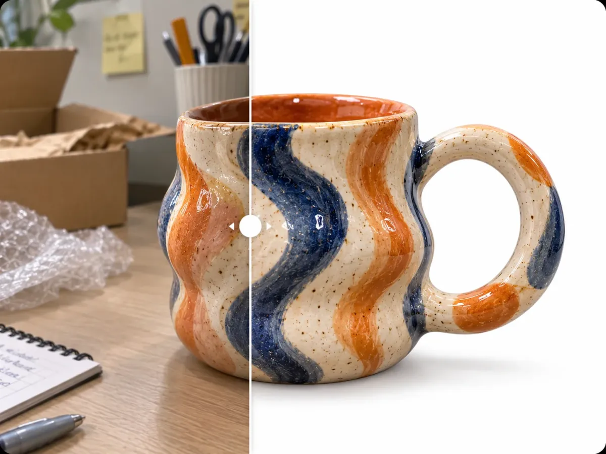 Product Photos with a Clean White Background for Online Stores