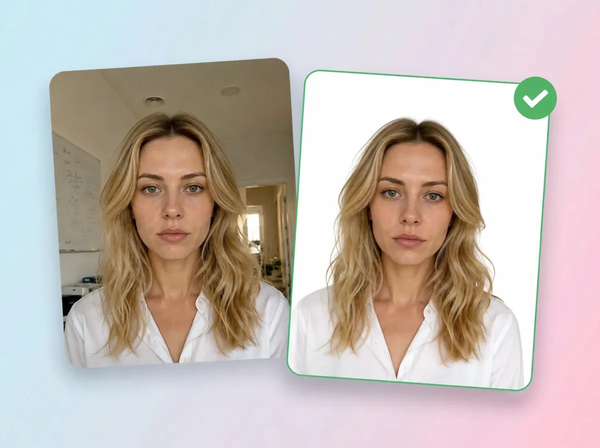 White Background for Passport Photos and ID Documents