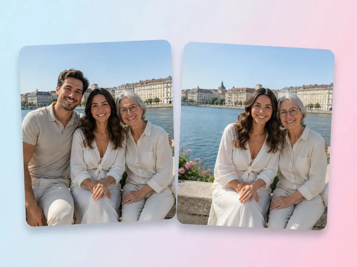 Remove Someone from a Photo for Social Media