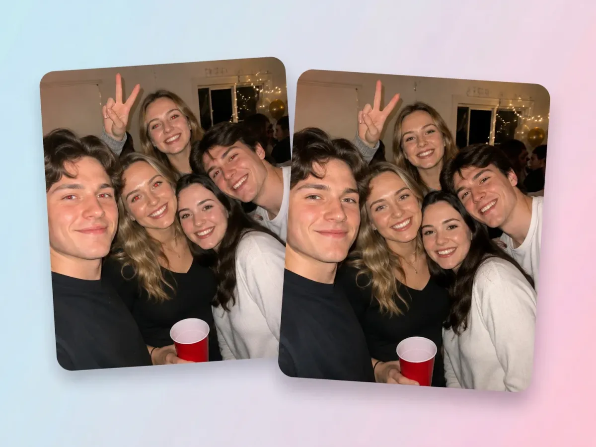 Fix Flash Photos from Parties and Family Events