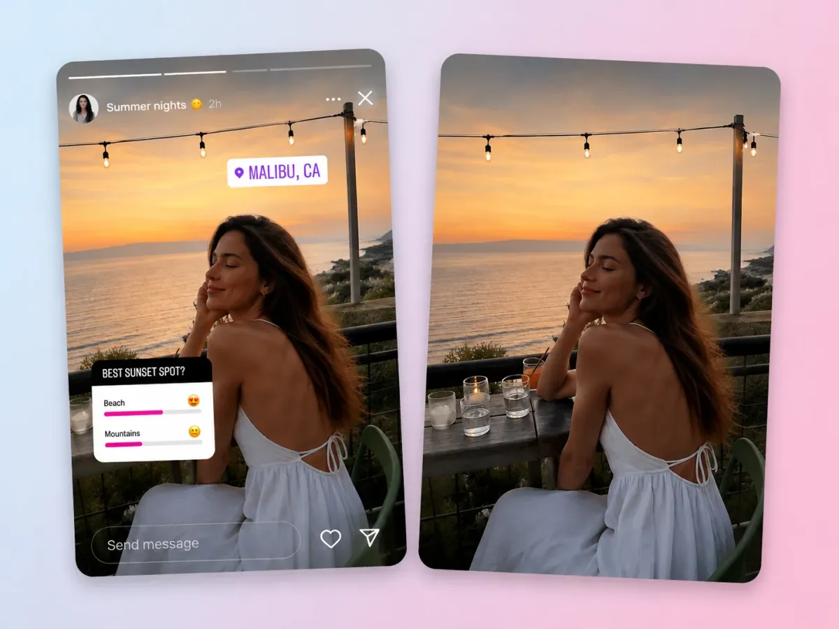 Clean Up Social Media and Instagram Story Screenshots