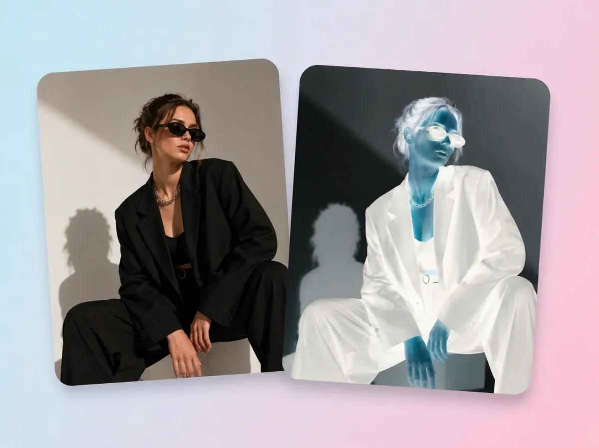 Create Bold Artistic Visuals and Negative Photo Effects