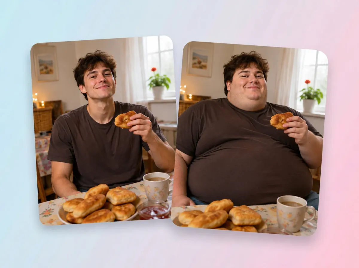 Разыграйте друзей с помощью убедительной фотографии с лишним весом