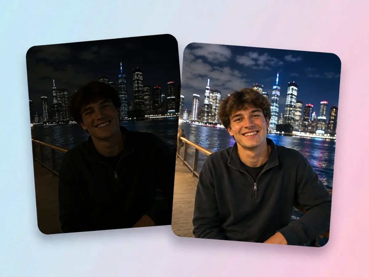 Recover Dark Night Photos and Evening Event Shots