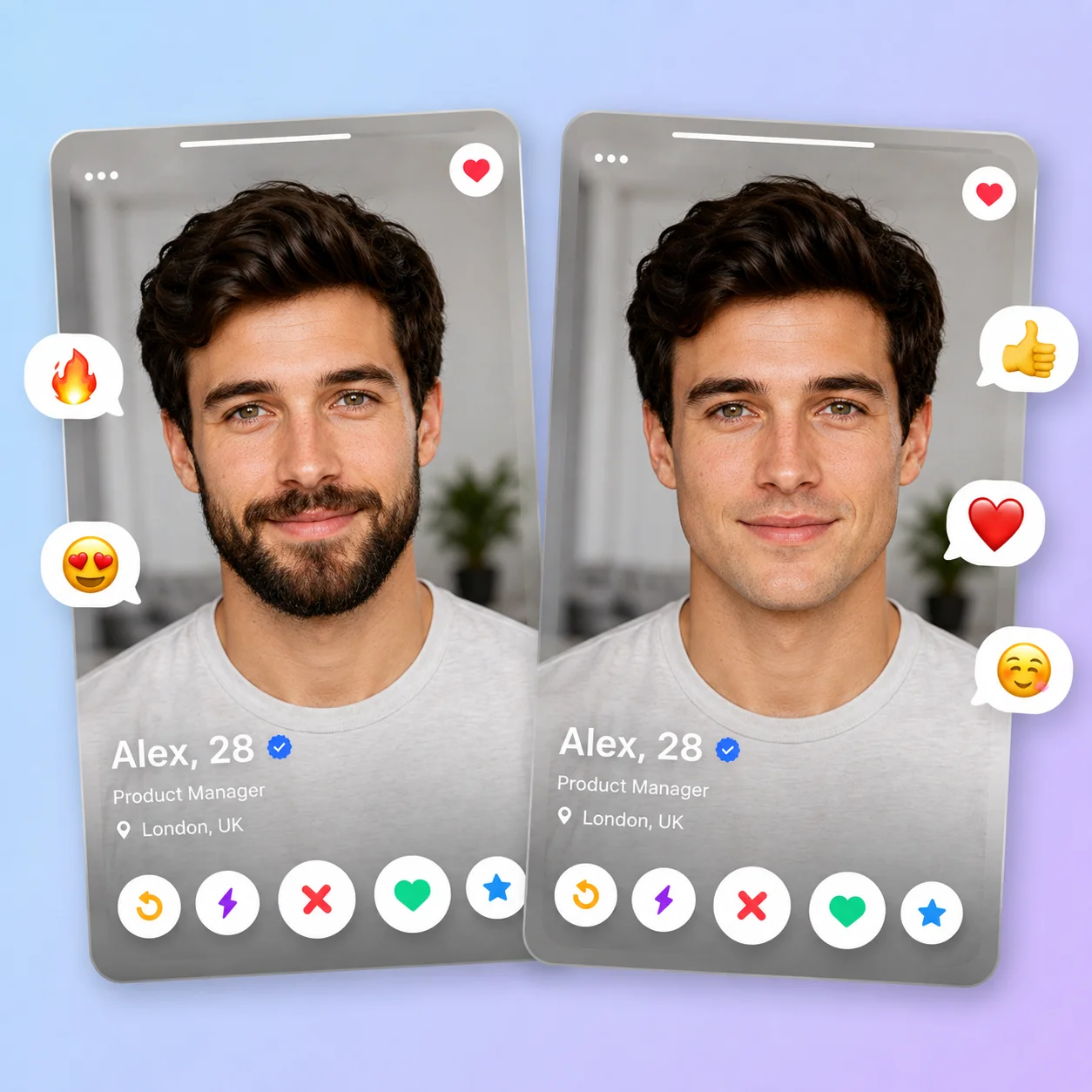 AI Kein Bart Filter