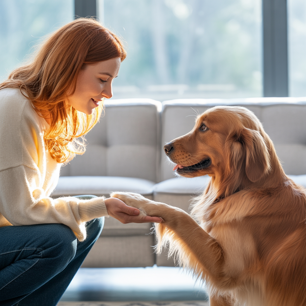 Paw in Hand